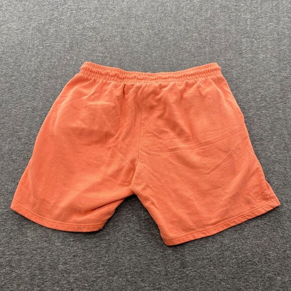 ACDC Shorts Tour Band Classic Rock Conceret XL Orange Lounge Sweatshorts *FLAW - Picture 6 of 11